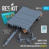 RESKIT RSK72-0032 MHU-141M munitions trailer with flat bed/cargo platform (type 2) (3D Printed model kit) (1/72)